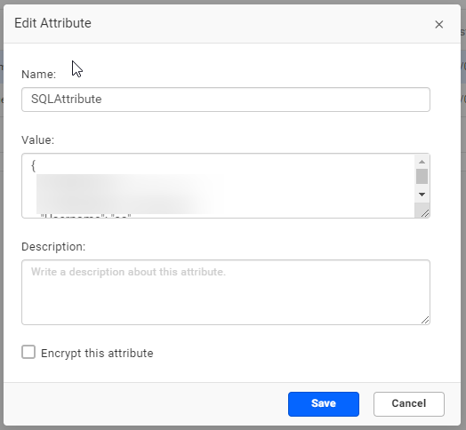Custom Attribute Configuration