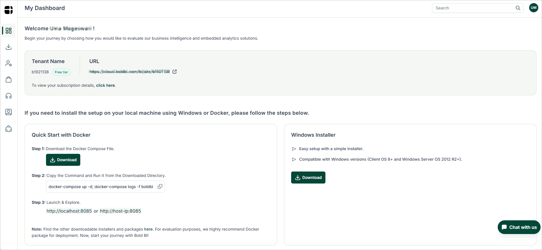 Bold BI Download Page