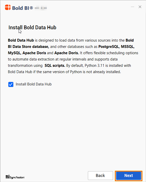 Installation Bold Data Hub
