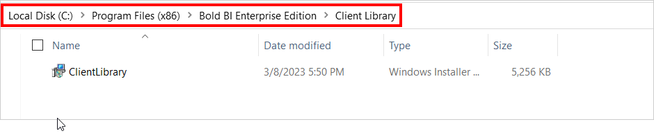 Installation Client Libraries Setup