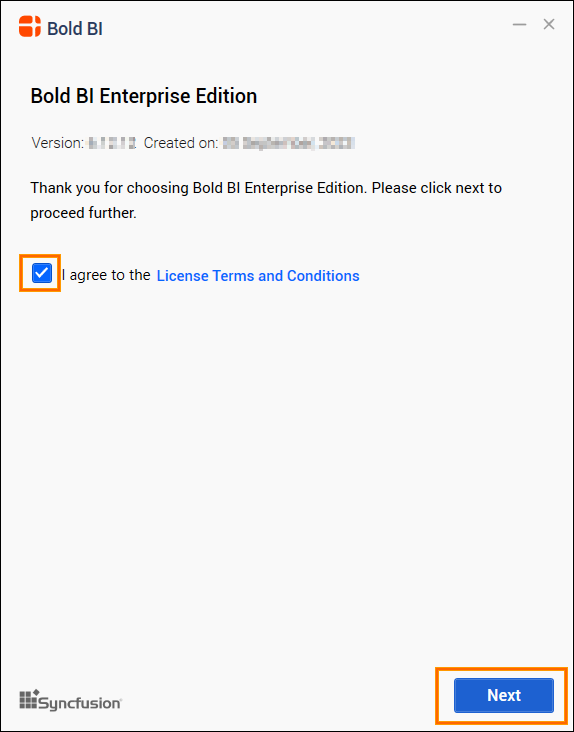 installation with registered e-mail