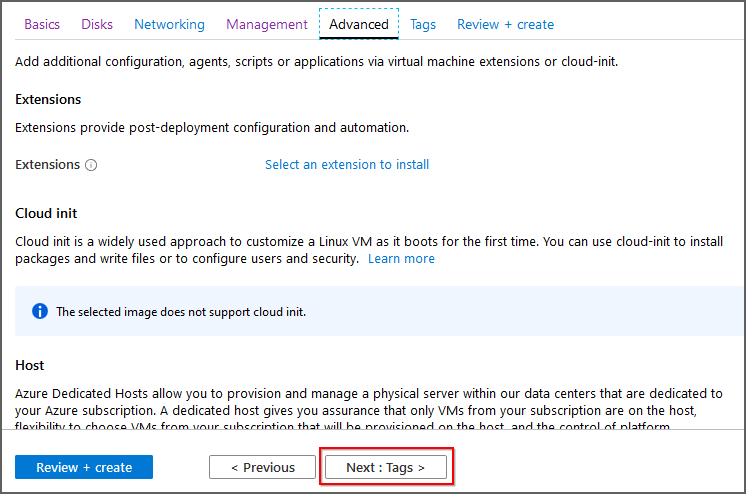 VM Advanced information