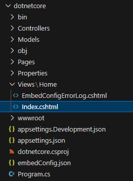 Index.cshml location