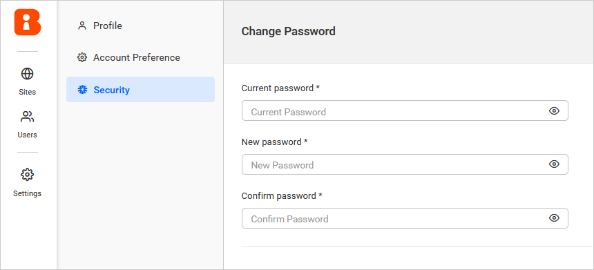 Change Password