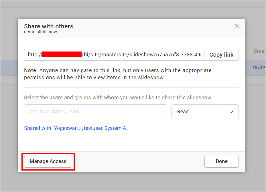 Manage Access Slideshow