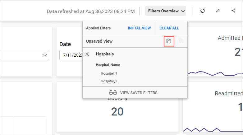 Create Dashboard View