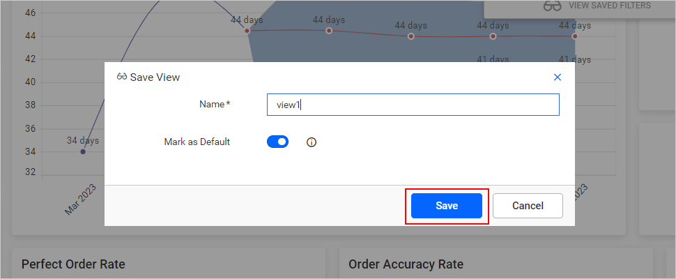 Created Dashboard View