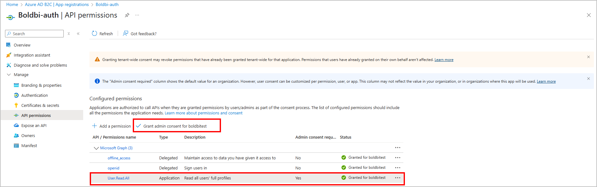 Azure B2C microsoft group