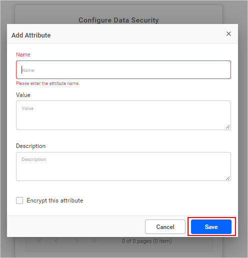 Configure Custom Attribute