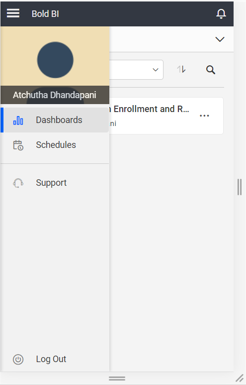 Server mobile view portrait