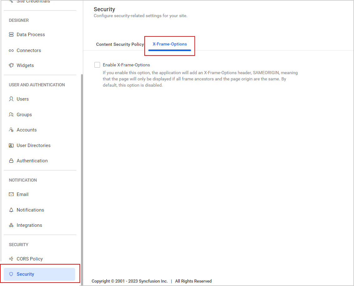 Content Security Policy settings for font