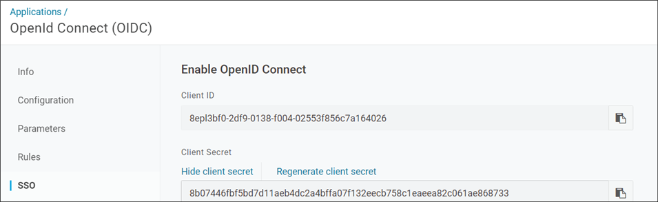 OneLoginClient details