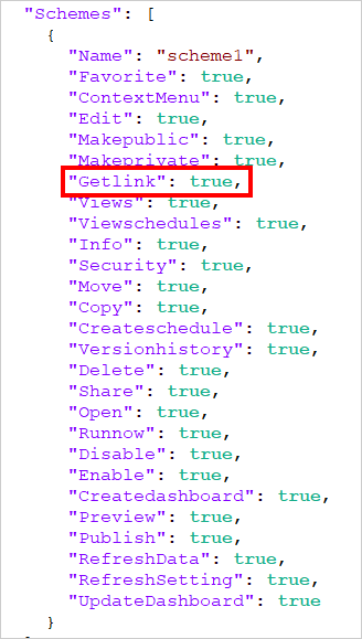 Show context menu items