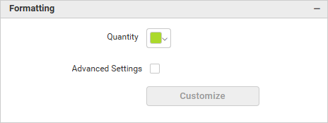 Advance color settings