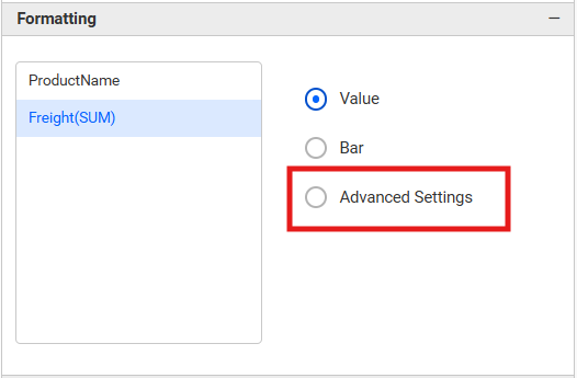 Enable Advanced Settings