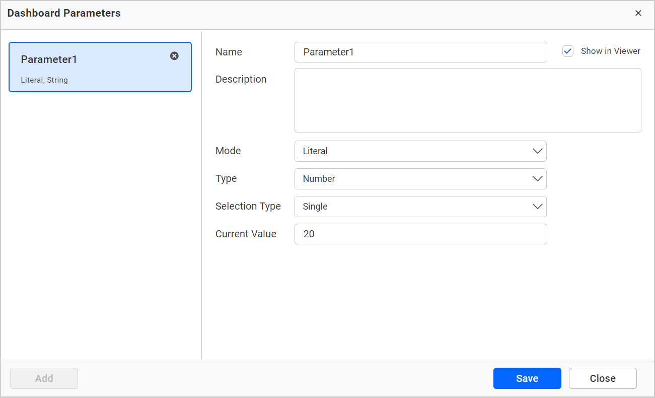 Axis Range Settings Output