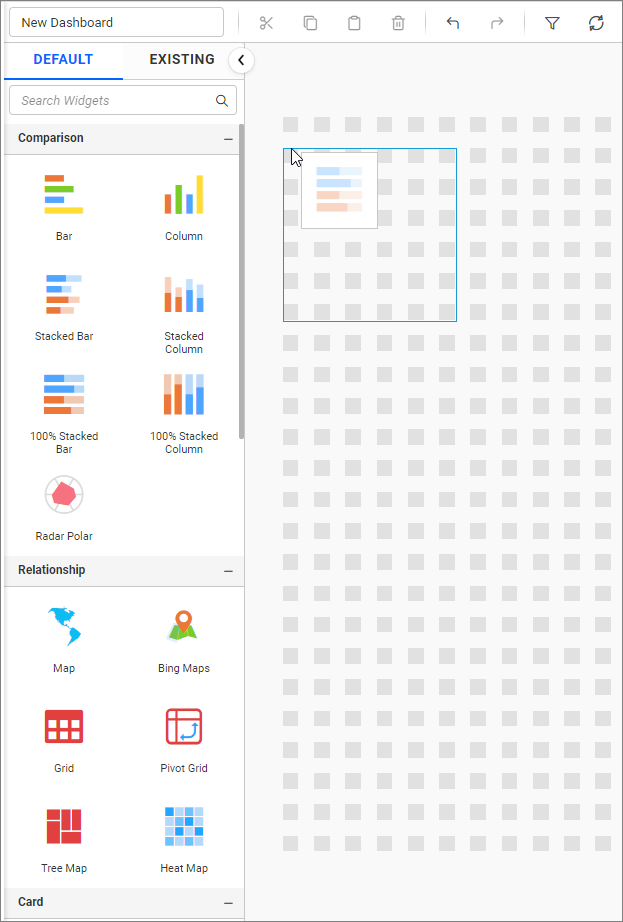 Add Hundred stacked bar chart