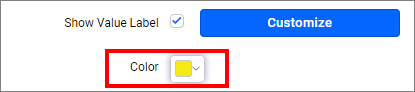 Value label Color Option