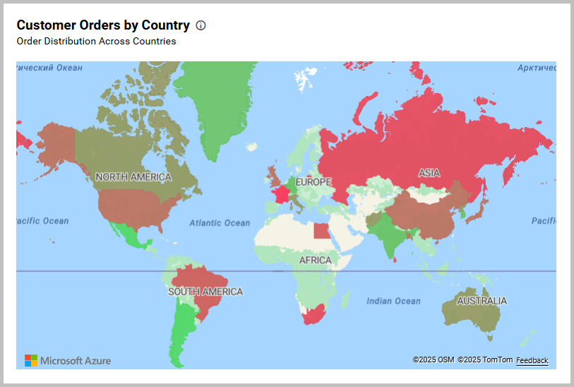 Choropleth map Gradient Color settings