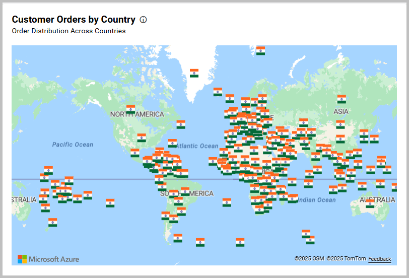 Image customized azure maps