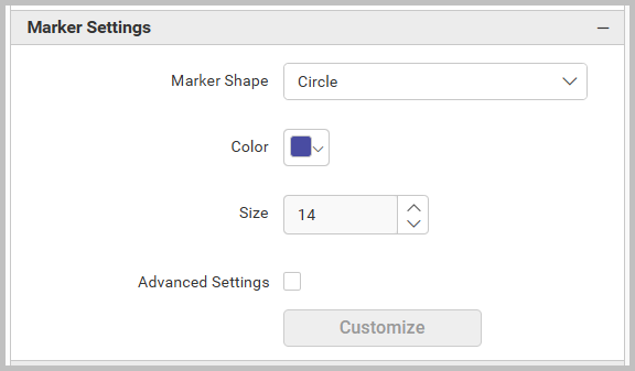 Marker Settings