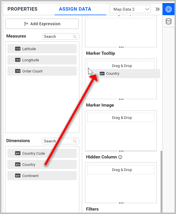 Marker Tooltip fields