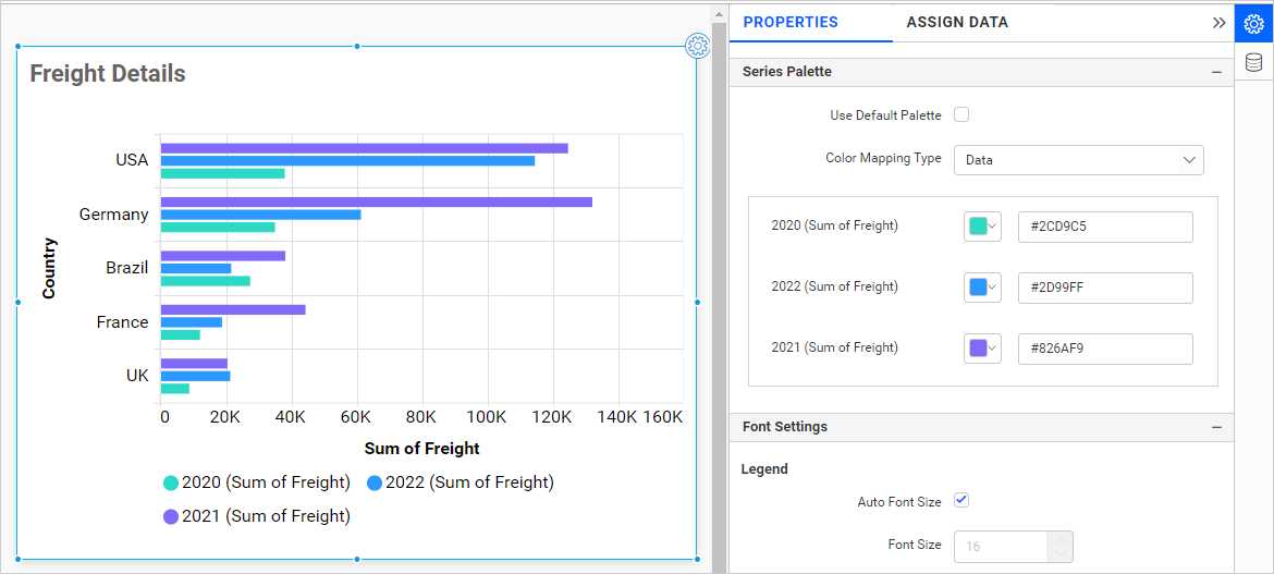 Color Mapping Type Data