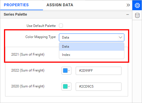 Color Mapping Type option