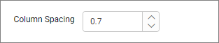 Column Spacing Customization