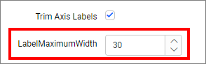 Label maximum width