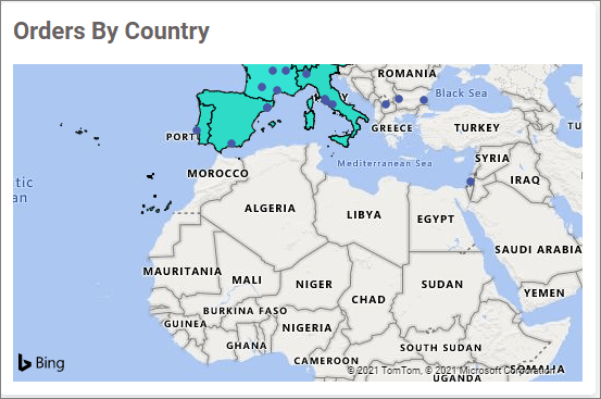 Bing maps with address information
