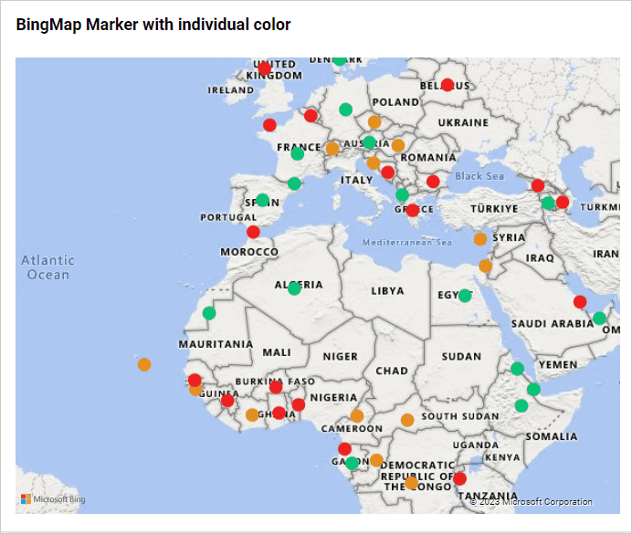 Individual Marker Color
