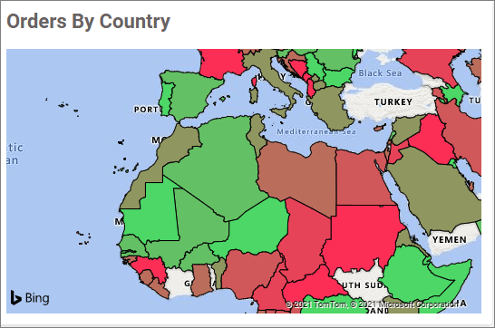 Choropleth map Gradient Color settings