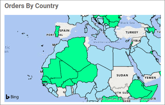 Choropleth map Rule Color Setting changes