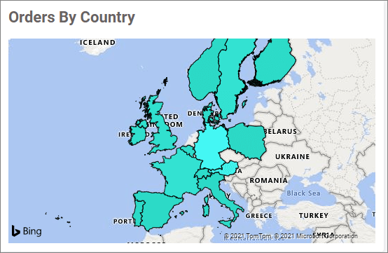 Bing map - Choropleth map demo