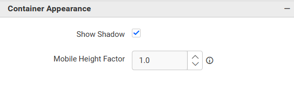 Container Appearance