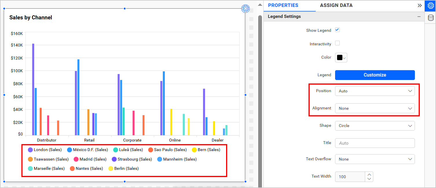 Legend Alignment Customization