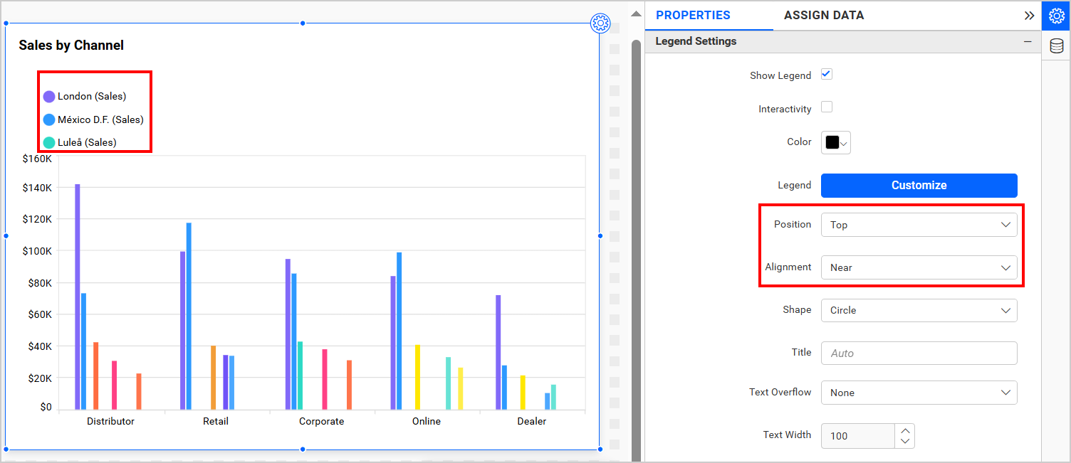 Legend Alignment Customization