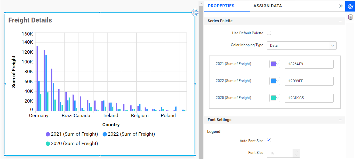 Color Mapping Type Data