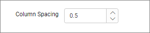 Column Spacing Customization