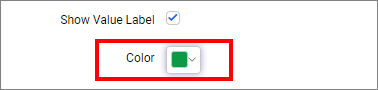 Value label Color Option