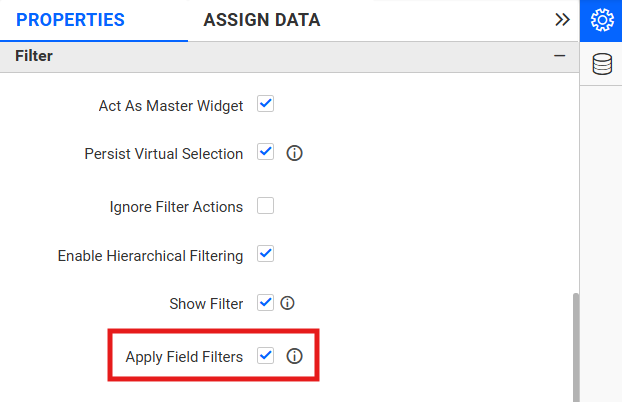 Apply Field Filters