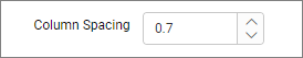 Column Spacing Customization