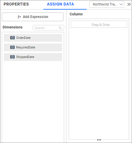 assigning fields to date picker