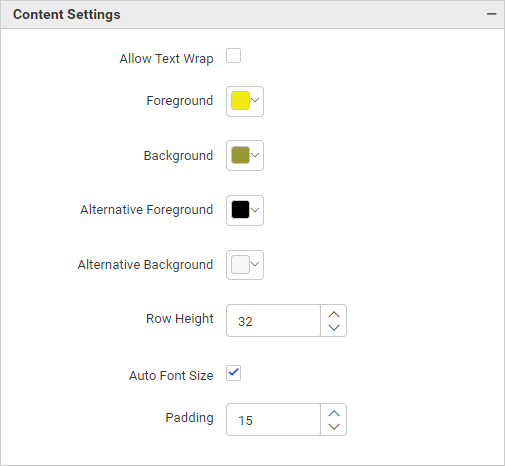 Content Customization