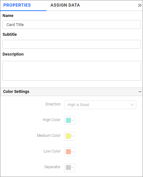 Opening properties pane