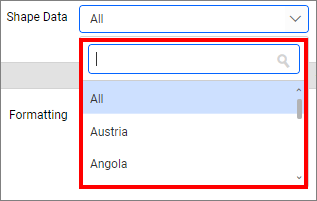 Choropleth map field