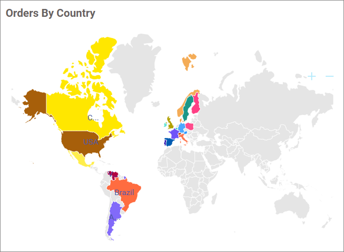 Choropleth map Individual settings changes