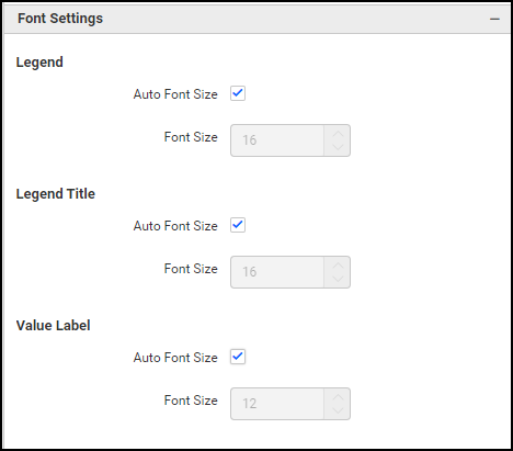 Font settings