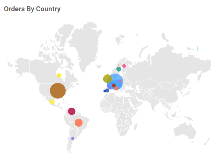 Bubble map Individual settings changes